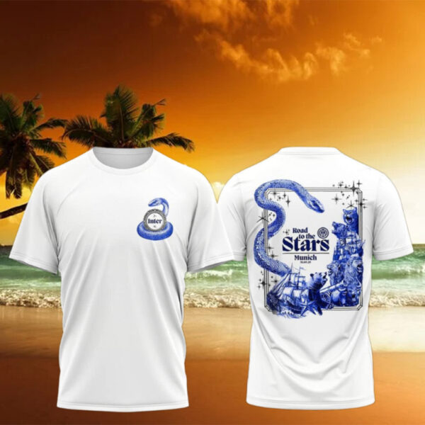 Inter Road To The Stars Munich 2025 T Shirt