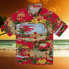Georgia Tech Yellow Jackets Floral Pineapple Gold Hawaiian Shirt
