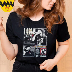 J Cole Faded Washed Hip Hop T Shirt