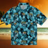Jacksonville Jaguars Floral Pineapple Teal Hawaiian Shirt