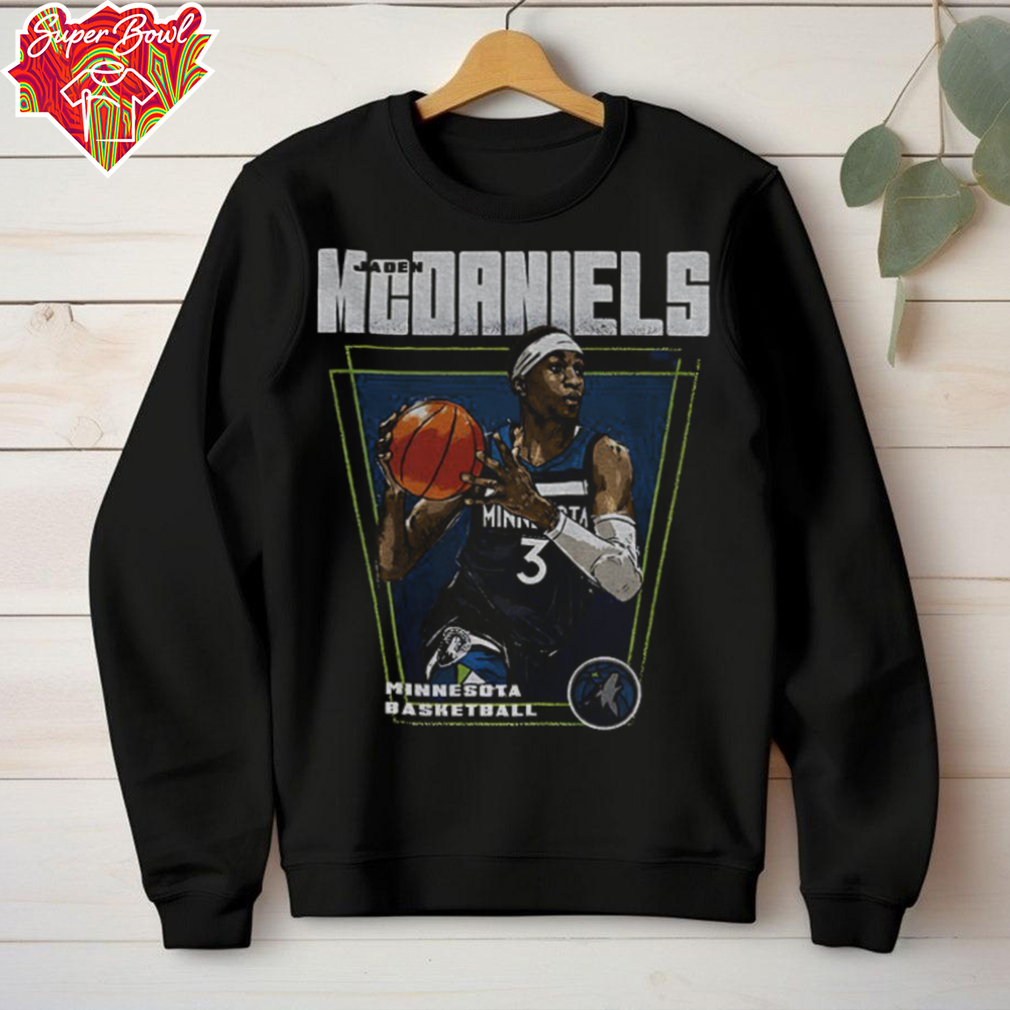 Jaden McDaniels Minnesota Timberwolves NBA player basketball signature shirt Jaden McDaniels Minnesota Timberwolves NBA player basketball signature shirt