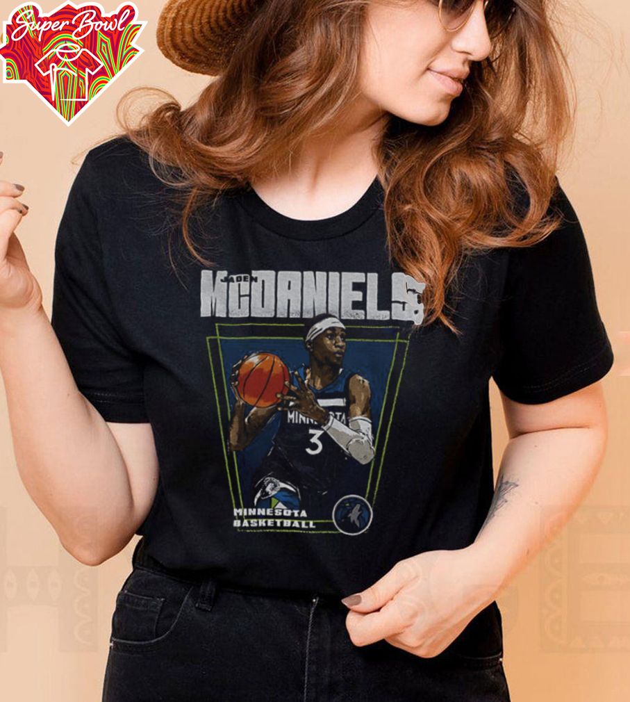 Jaden McDaniels Minnesota Timberwolves NBA player basketball signature shirt Jaden McDaniels Minnesota Timberwolves NBA player basketball signature shirt