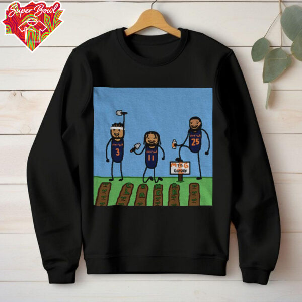 Jalen Burnson and Josh Hart Knicks plant the comeback in TD Garden MSG 2 shirt