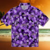 Kansas City Royals Hawaiian Button Up Shirt   Polynesian Floral Vacation & Casual Wear