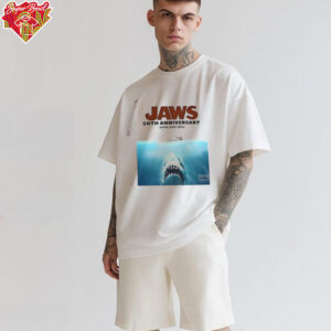 Jaws 50th anniversary 20th June 2025 shirt
