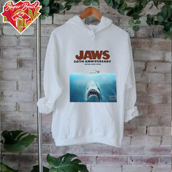 Jaws 50th anniversary 20th June 2025 shirt