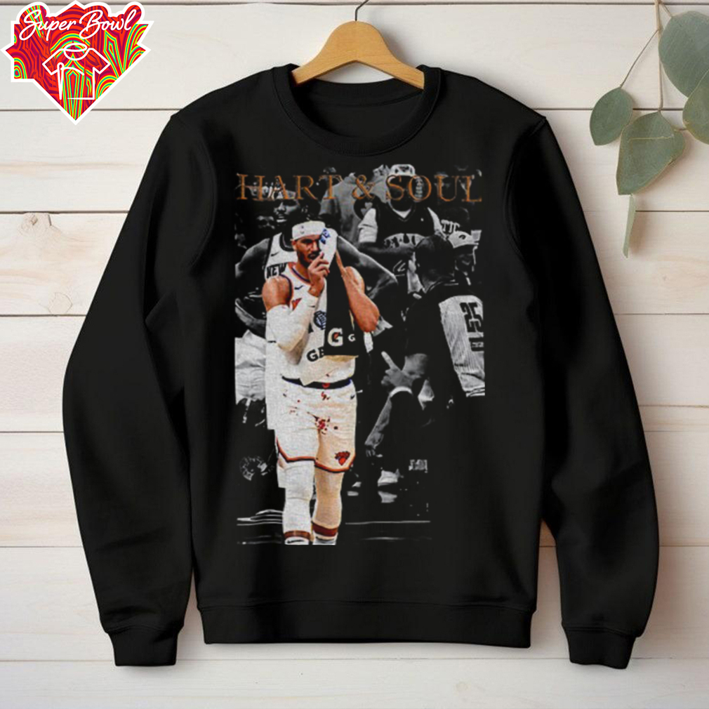 Josh Hart New York Knicks Hart and Soul Basketball shirt Josh Hart New York Knicks Hart and Soul Basketball shirt