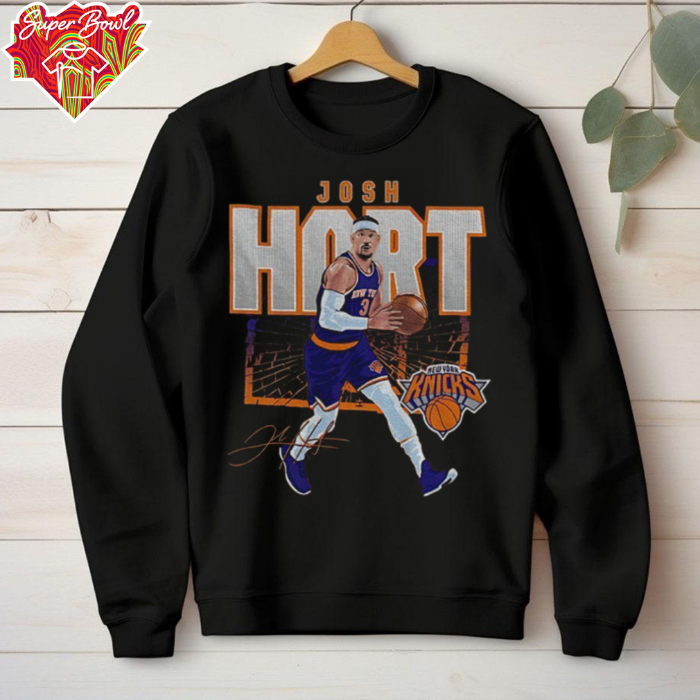 Josh Hart New York Knicks NBA player basketball signature shirt Josh Hart New York Knicks NBA player basketball signature shirt