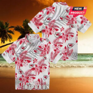 Kansas City Chiefs Hibiscus Palm Leaves Limited Hawaiian Shirt