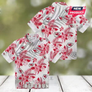 Kansas City Chiefs Hibiscus Palm Leaves Limited Hawaiian Shirt