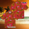 Kansas City Chiefs Palm Pattern Hawaiian Shirt