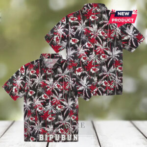 Kansas City Chiefs Palm Pattern Hawaiian Shirt