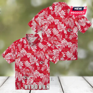 Kansas City Chiefs Tropical Leaf Hawaiian Shirt