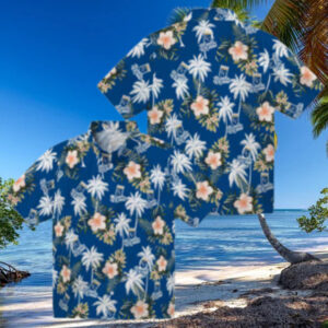 Kansas City Royals Floral & Palm Hawaiian Shirt   Limited Edition Fan Apparel
