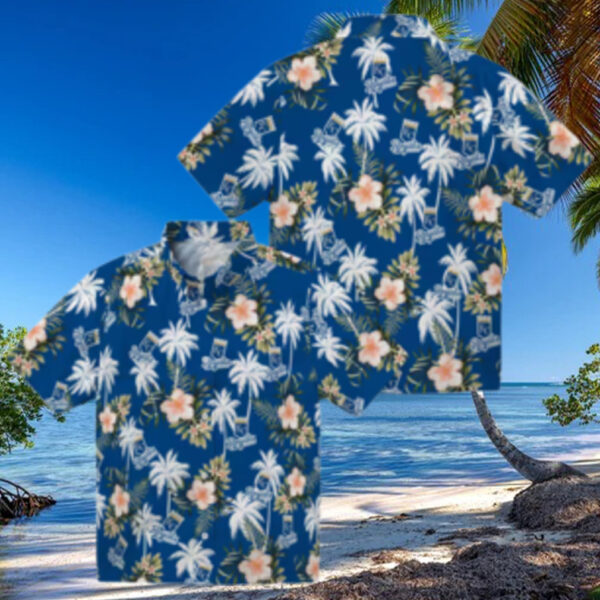 Kansas City Royals Floral & Palm Hawaiian Shirt   Limited Edition Fan Apparel