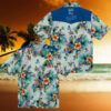 Kansas City Royals Game Day Hawaiian Shirt   Tropical Foliage Green Print