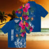 James Madison Dukes Palm Horizon Purple Hawaiian Shirt