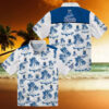 James Madison Dukes Palm Horizon Purple Hawaiian Shirt