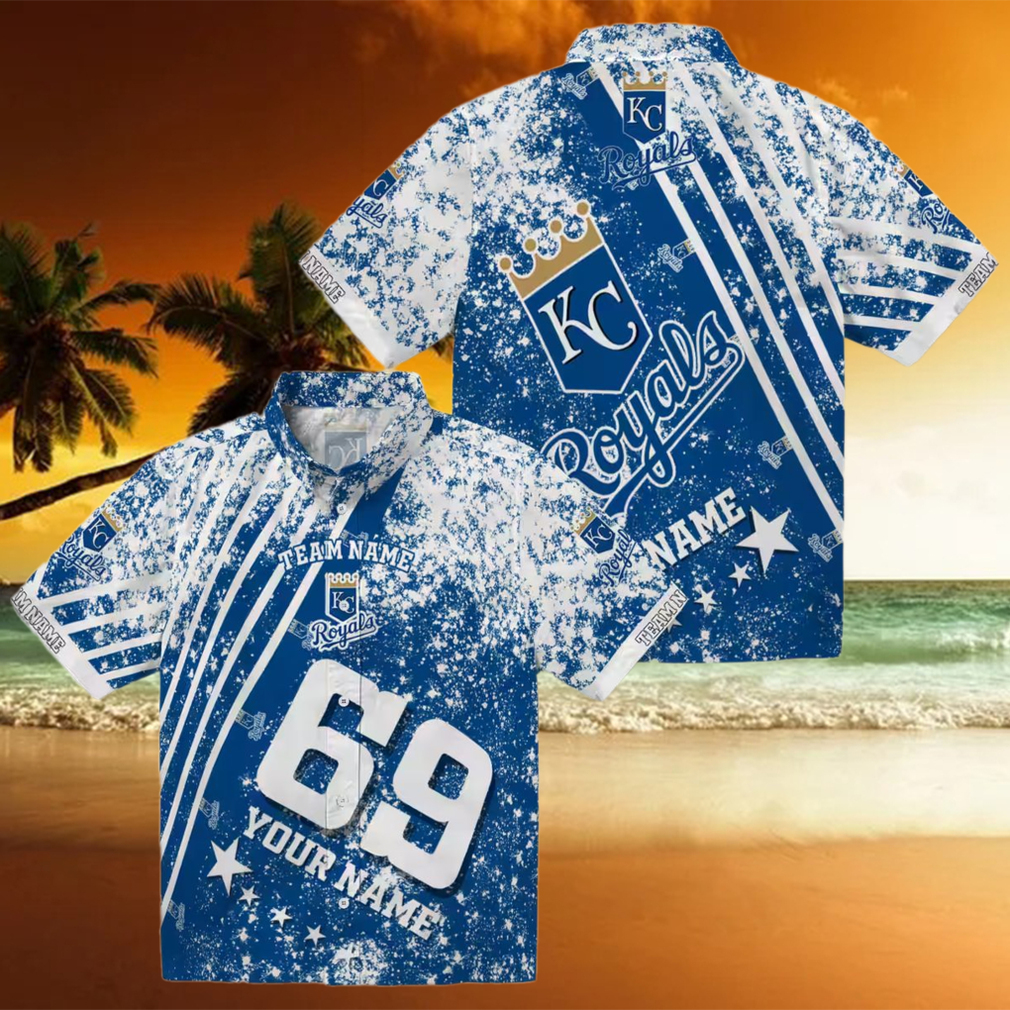 Kansas City Royals Star Stripes Hawaiian Shirt MLB Fan Gift, Vacation, Beach Party Outfit Kansas City Royals Star Stripes Hawaiian Shirt MLB Fan Gift, Vacation, Beach Party Outfit