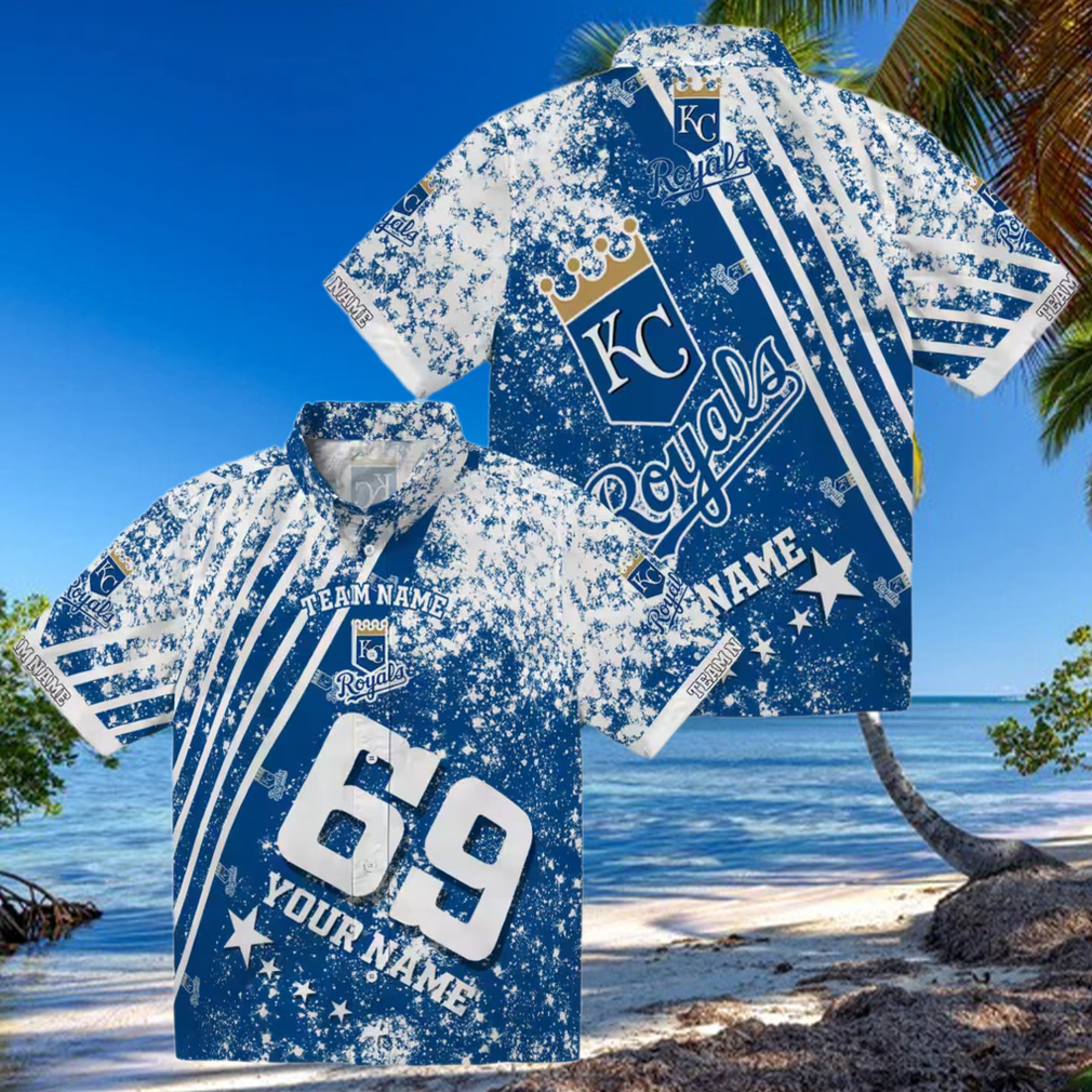 Kansas City Royals Star Stripes Hawaiian Shirt MLB Fan Gift, Vacation, Beach Party Outfit Kansas City Royals Star Stripes Hawaiian Shirt MLB Fan Gift, Vacation, Beach Party Outfit