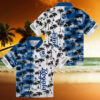 Kansas City Royals Tropical Aloha Hawaiian Shirt   Royal Blue & Floral Print