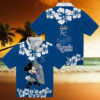 Custom Team Colorado Rockies Tropical Hawaiian Shirt   Blue Star Stripes MLB Aloha Shirt for Summer & Beach