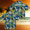 Kansas City Royals Tropical Toucan Hawaiian Shirt   Casual Game Day Blue Green Outfit