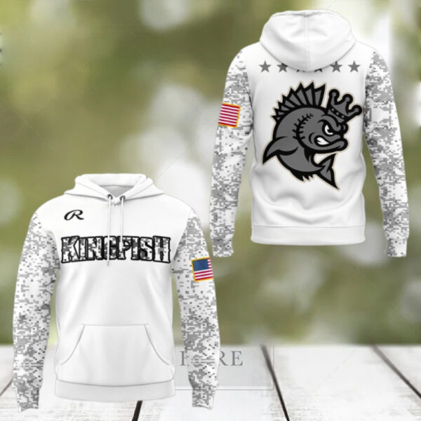 Kenosha Kingfish Military 2025 Special Hoodie