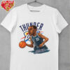 Kevin Durant 35 Oklahoma City Thunder NBA Basketball cartoon shirt