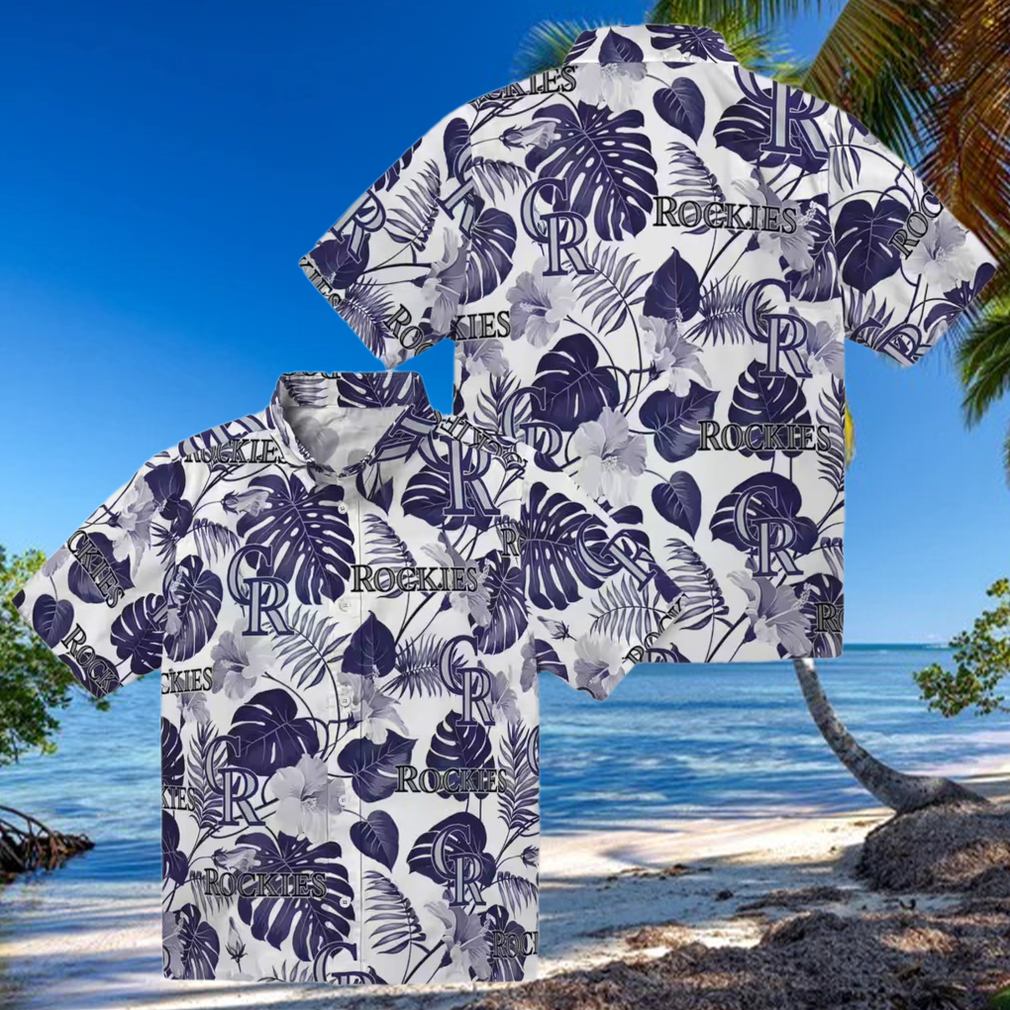 Limited Edition Colorado Rockies MLB Tropical Hawaiian Shirt Blue & White Aloha Beach Shirt Limited Edition Colorado Rockies MLB Tropical Hawaiian Shirt Blue & White Aloha Beach Shirt