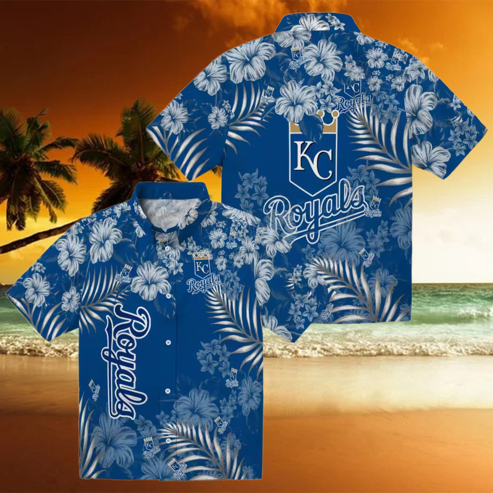 Limited Edition Kansas City Royals Aloha Hawaiian Shirt Royal Blue Hibiscus Print Vacation Outfit Limited Edition Kansas City Royals Aloha Hawaiian Shirt Royal Blue Hibiscus Print Vacation Outfit
