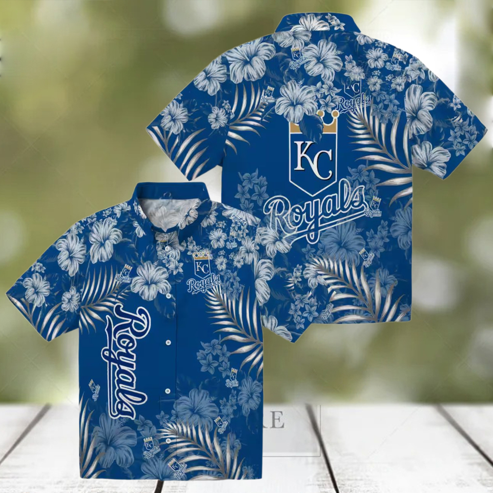 Limited Edition Kansas City Royals Aloha Hawaiian Shirt Royal Blue Hibiscus Print Vacation Outfit Limited Edition Kansas City Royals Aloha Hawaiian Shirt Royal Blue Hibiscus Print Vacation Outfit