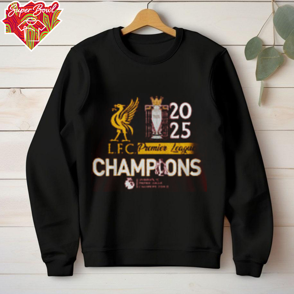Liverpool FC 2025 Premier League Champions T Shirt Football Gifts For Uncles Liverpool FC 2025 Premier League Champions T Shirt Football Gifts For Uncles