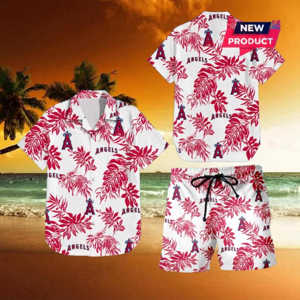 Los Angeles Angels Beach Outfit Hawaiian Shirt Los Angeles Angels Beach Outfit Hawaiian Shirt