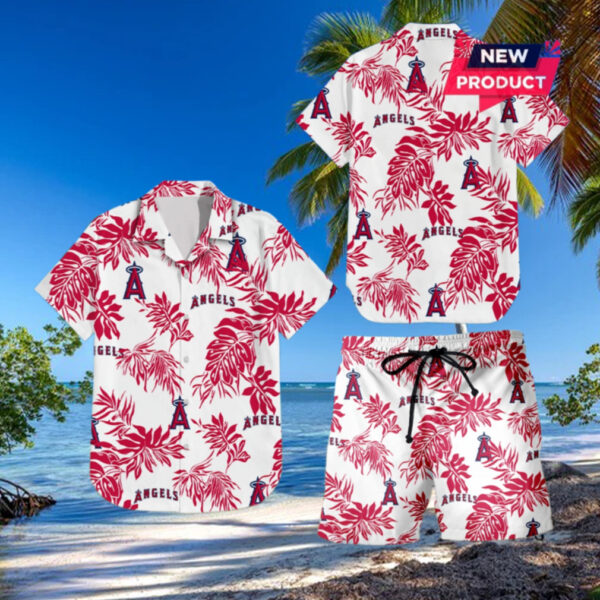 Los Angeles Angels Beach Outfit Hawaiian Shirt