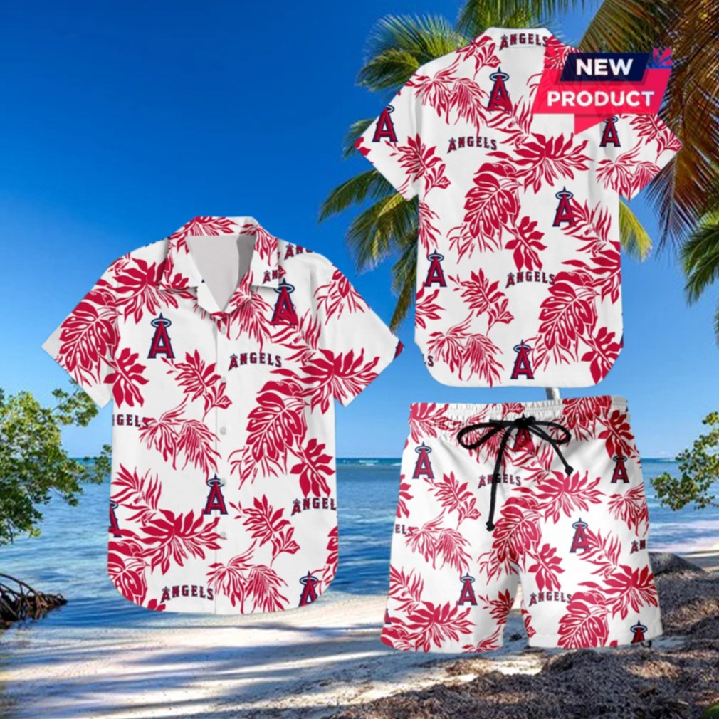 Los Angeles Angels Beach Outfit Hawaiian Shirt Los Angeles Angels Beach Outfit Hawaiian Shirt