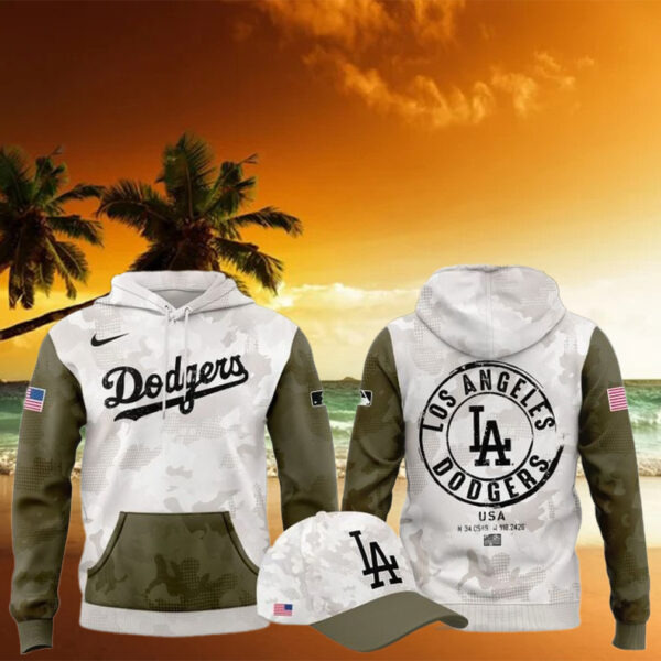 Los Angeles Dodgers 2025 Armed Forces Day Special Hoodie Cool Baseball Gifts
