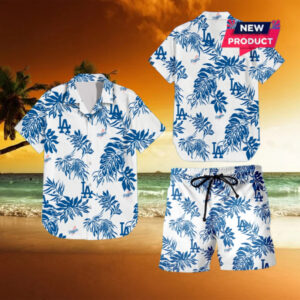 Los Angeles Dodgers Beach Outfit Hawaiian Shirt