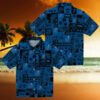 Kansas City Royals Leafy Palms Beach Vacation Shirt   MLB Royal Blue Hawaiian Style
