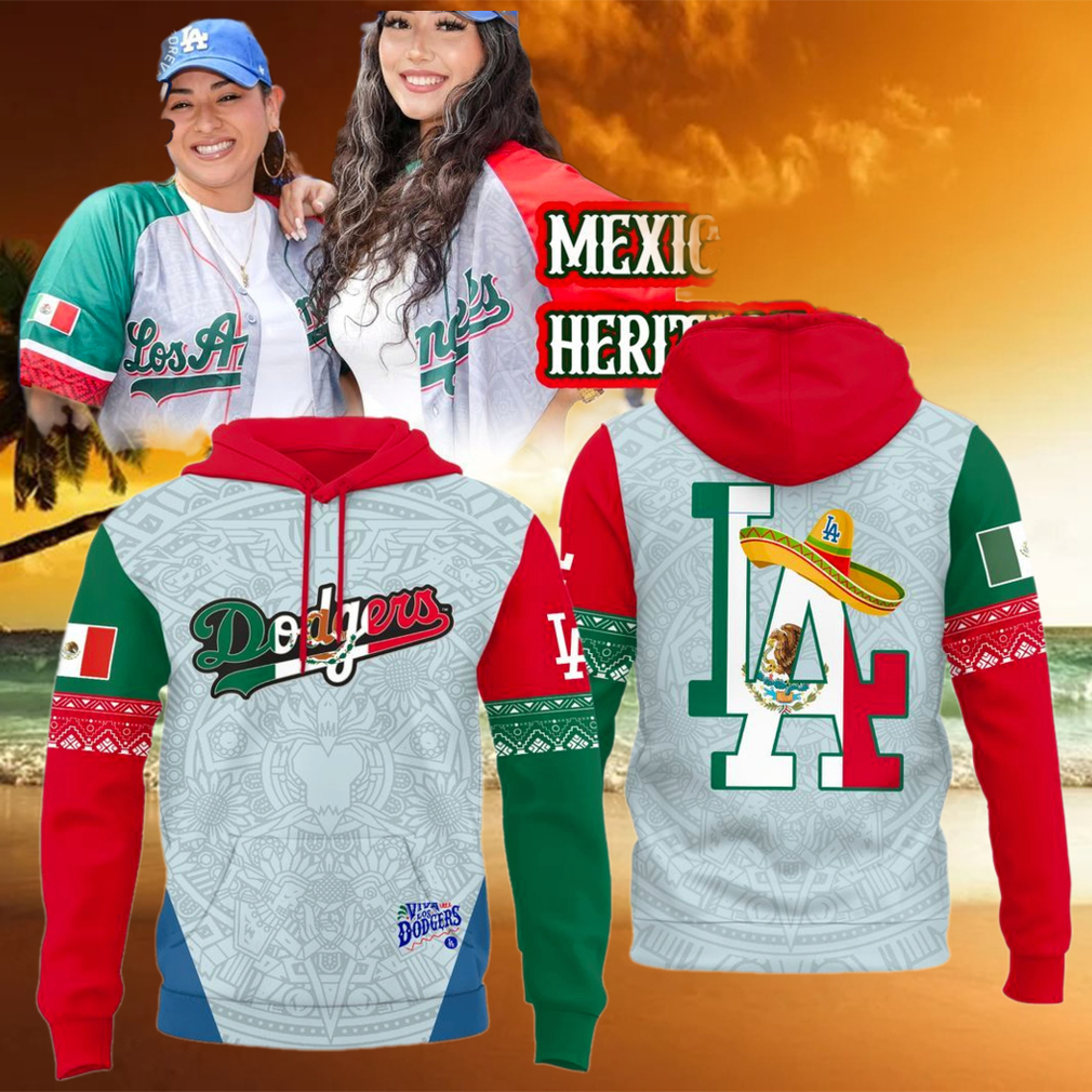 Los Angeles Dodgers Mexican Heritage Night Special Edition 2025 For Fans Hoodie Los Angeles Dodgers Mexican Heritage Night Special Edition 2025 For Fans Hoodie