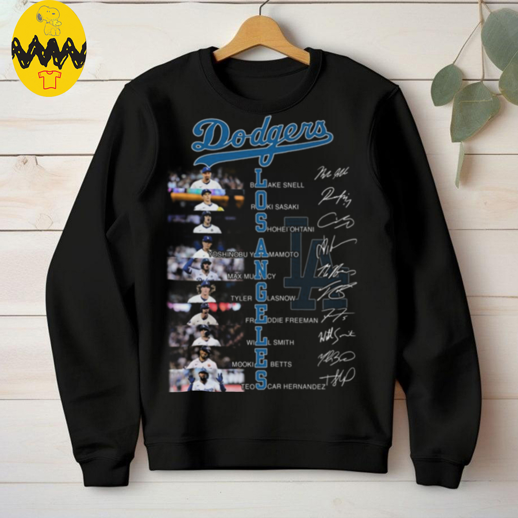 Los Angeles Dodgers Signature Thank You For The Memories Unisex T Shirt Los Angeles Dodgers Signature Thank You For The Memories Unisex T Shirt
