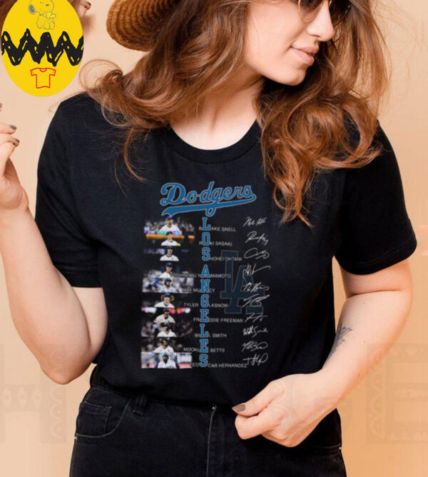 Los Angeles Dodgers Signature Thank You For The Memories Unisex T Shirt