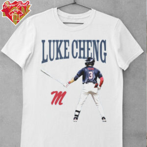 Luke Cheng Ole Miss Baseball T Shirt