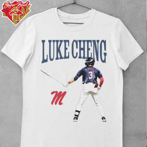 Luke Cheng Ole Miss Baseball T Shirt