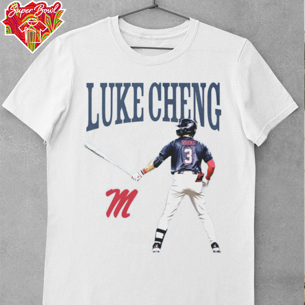 Luke Cheng Ole Miss Baseball T Shirt