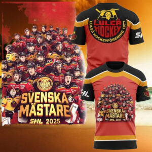 Lulea HF Svenska Mastare 2025 T Shirt Presents For Hockey Fans