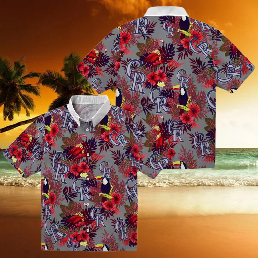 MLB Colorado Rockies Floral Toucan Hawaiian Shirt Aloha Summer Shirt for Baseball Fans MLB Colorado Rockies Floral Toucan Hawaiian Shirt Aloha Summer Shirt for Baseball Fans