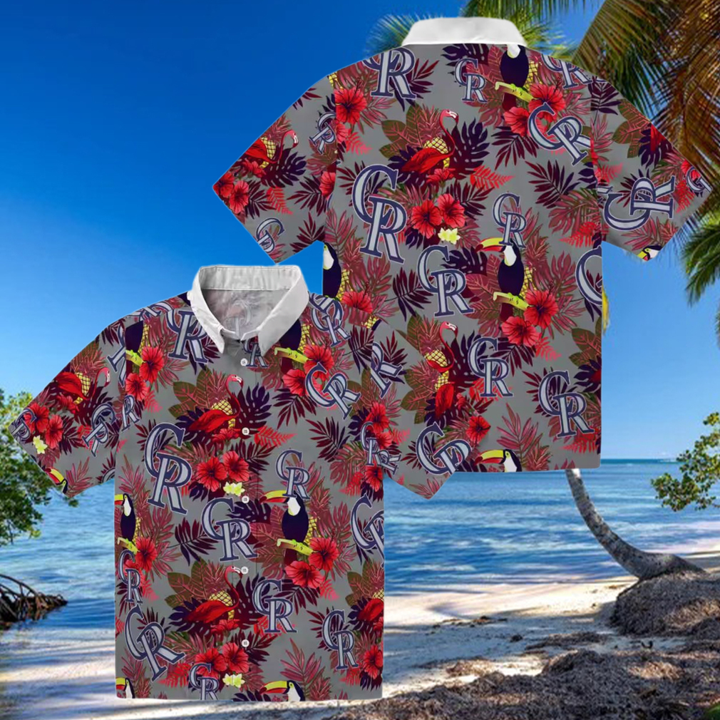 MLB Colorado Rockies Floral Toucan Hawaiian Shirt Aloha Summer Shirt for Baseball Fans MLB Colorado Rockies Floral Toucan Hawaiian Shirt Aloha Summer Shirt for Baseball Fans