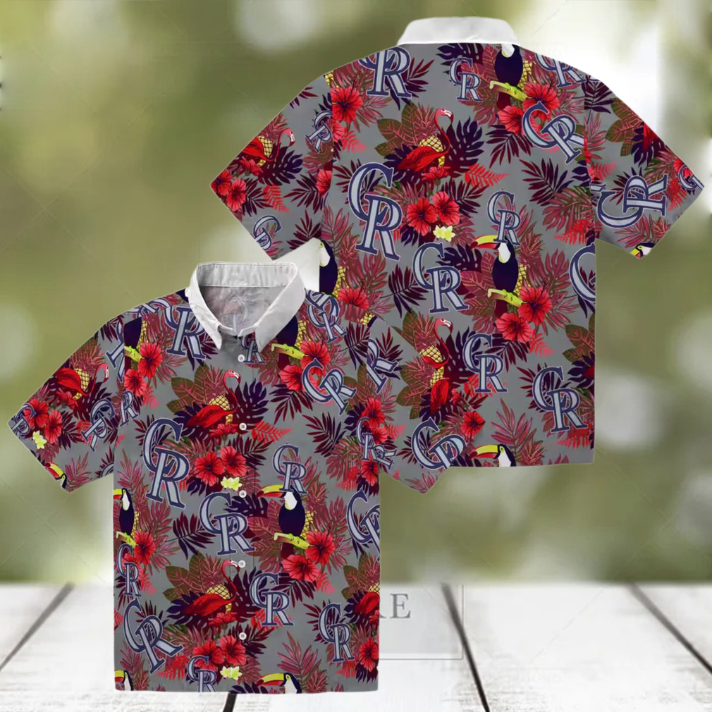MLB Colorado Rockies Floral Toucan Hawaiian Shirt Aloha Summer Shirt for Baseball Fans MLB Colorado Rockies Floral Toucan Hawaiian Shirt Aloha Summer Shirt for Baseball Fans