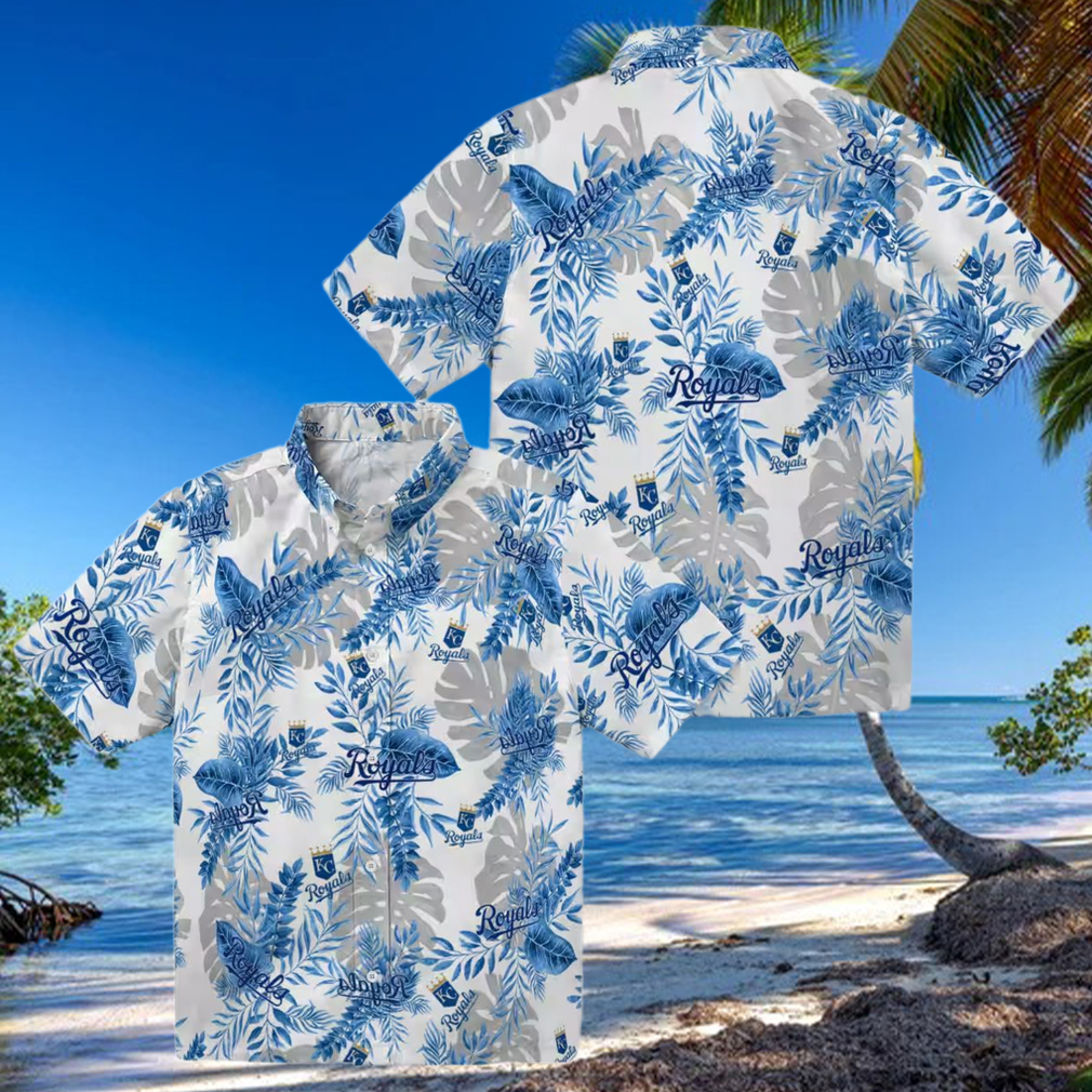 MLB Fan Kansas City Royals Tropical Leaves Aloha Shirt Hawaiian Style, Beach & Summer Vibes MLB Fan Kansas City Royals Tropical Leaves Aloha Shirt Hawaiian Style, Beach & Summer Vibes